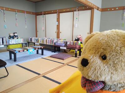 クマたんの部屋にいるクマたん